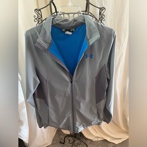 Under Armour windbreaker set. Helps keep off the wind without being too hot.